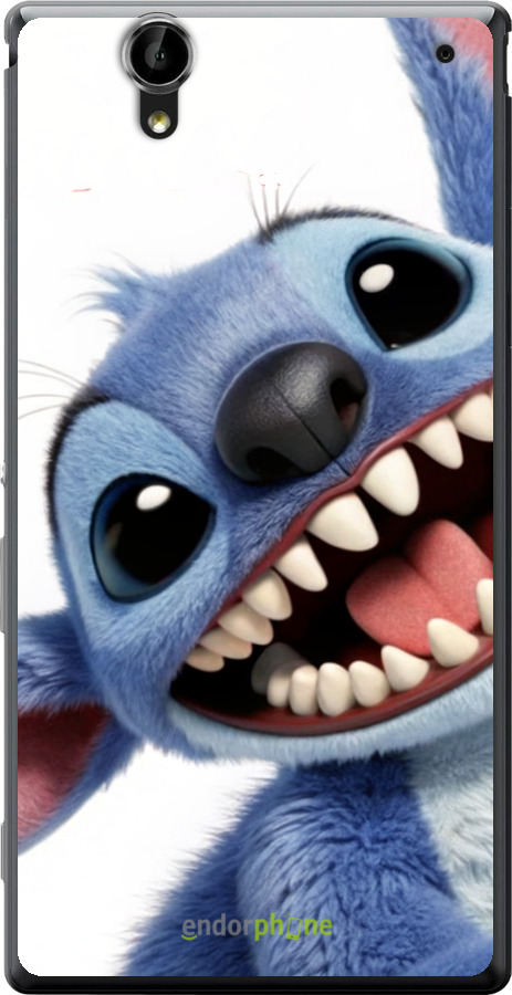 Силиконовый чехол Стич для Sony Xperia T2 Ultra Dual D5322 - 6684u-92 изображение 
