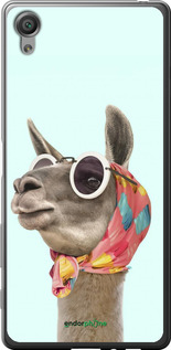 2D пластиковый чехол Модная лама для Sony Xperia X F5122 - 4479t-446 изображение 