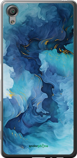 2D пластиковый чехол Акварель для Sony Xperia X F5122 - 6320t-446 изображение 