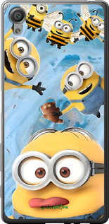 2D пластиковый чехол Миньоны для Sony Xperia X F5122 - 6386t-446 изображение 