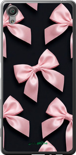 2D пластиковый чехол Coquette Ribbons Dark Coquette для Sony Xperia X F5122 - 6767t-446 изображение 