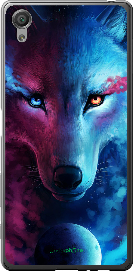 2D пластиковий чехол Арт-вовк для Sony Xperia X F5122 - 3999t-446 изображение 