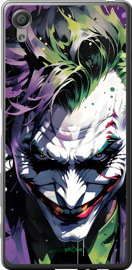 2D пластиковый чехол Джокер для Sony Xperia X F5122 - 6289t-446 изображение 