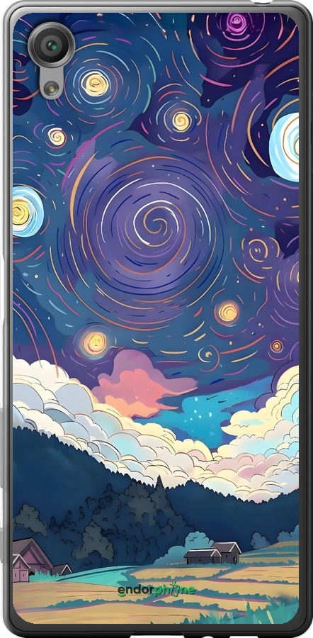 2D пластиковый чехол Креативный арт для Sony Xperia X F5122 - 6322t-446 изображение 