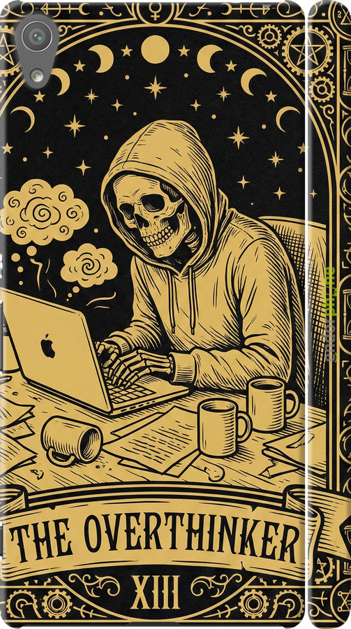 3D пластиковий матовий чехол The Overthinker для Sony Xperia XA Ultra Dual F3212 - 6774m-391 изображение 