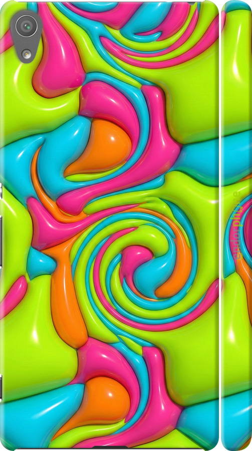 3D пластиковий глянцевий чехол Y2K Jelly Dream для Sony Xperia XA Ultra Dual F3212 - 6780c-391 изображение 