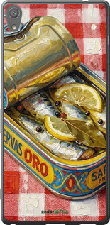 Силиконовый чехол Vintage Sardine Tin Phone для Sony Xperia XA Ultra Dual F3212 - 6772u-391 изображение 