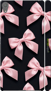 3D пластиковый матовый чехол 'Coquette Ribbons Dark Coquette' для Sony Xperia XA F3112 изображение 1