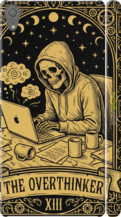 3D пластиковый матовый чехол The Overthinker для Sony Xperia XA F3112 - 6774m-399 изображение 