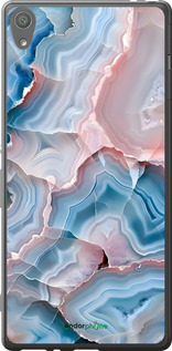 2D пластиковый чехол Мрамор для Sony Xperia XA F3112 - 6306t-399 изображение 