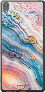 2D пластиковый чехол Мрамор красивый для Sony Xperia XA F3112 - 6376t-399 изображение 