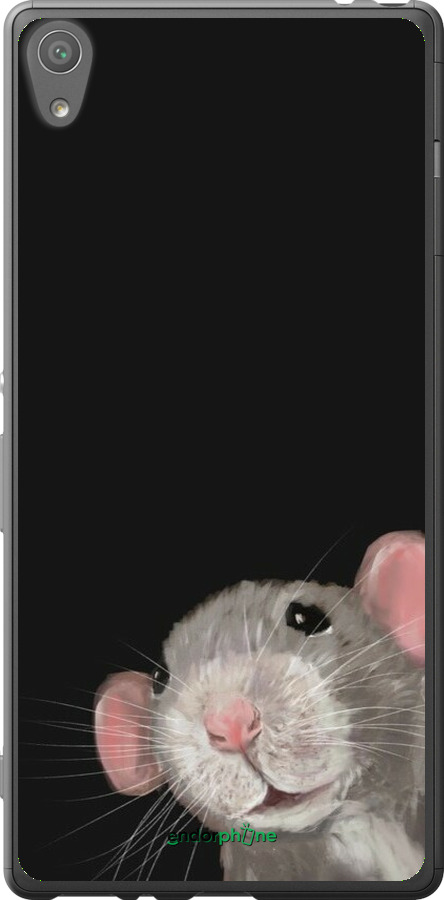2D пластиковый чехол The Peeking Rat для Sony Xperia XA F3112 - 6442t-399 изображение 