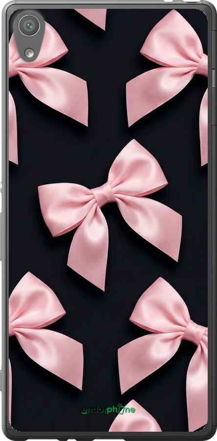 2D пластиковый чехол Coquette Ribbons Dark Coquette для Sony Xperia XA F3112 - 6767t-399 изображение 