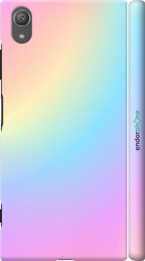 

3D пластиковий матовий чохол "Веселка 2" для Sony Xperia XA1 Plus G3412, Рожевий