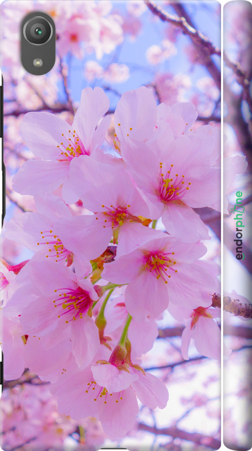 3D пластиковый матовый чехол Сакура для Sony Xperia XA1 Plus G3412 - 6029m-1129 изображение 