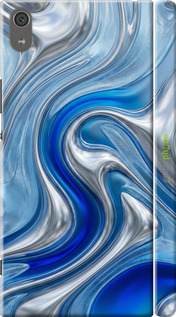 3D пластиковый матовый чехол 'Liquid Chrome' для Sony Xperia XA1 Ultra G3212 изображение 7