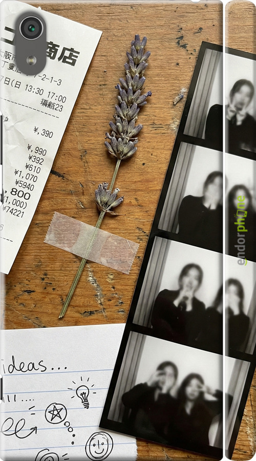 3D пластиковый матовый чехол Aesthetic Scrapbook Collage для Sony Xperia XA1 Ultra G3212 - 6773m-1237 изображение 