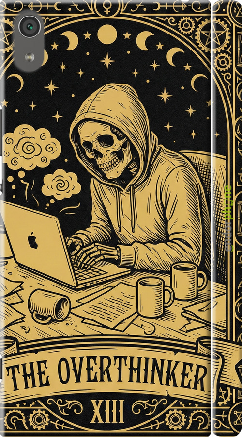 3D пластиковий матовий чехол The Overthinker для Sony Xperia XA1 Ultra G3212 - 6774m-1237 изображение 