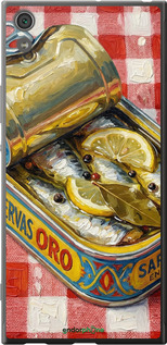 2D пластиковий чехол Vintage Sardine Tin Phone для Sony Xperia XA1 Ultra G3212 - 6772t-1237 изображение 