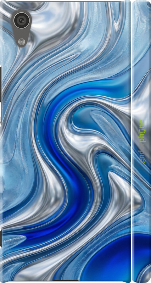 3D пластиковый матовый чехол Liquid Chrome для Sony Xperia XA1 G3112 - 6781m-964 изображение 