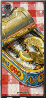 2D пластиковый чехол Vintage Sardine Tin Phone для Sony Xperia XA1 G3112 - 6772t-964 изображение 
