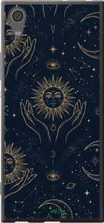 2D пластиковый чехол Celestial Harmony: Sun & Moon Gold Mystic Pattern для Sony Xperia XA1 G3112 - 6778t-964 изображение 