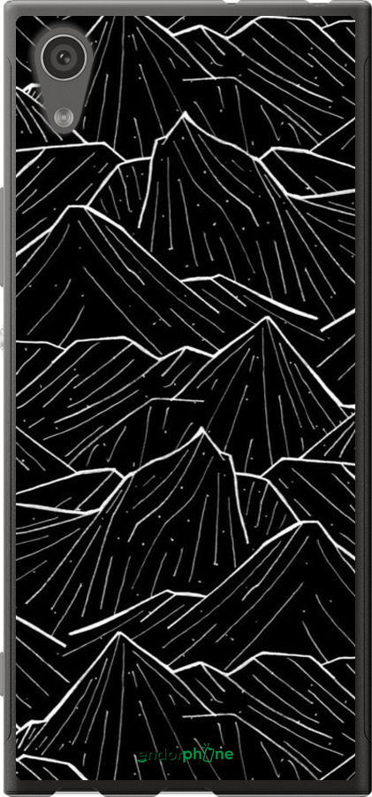 2D пластиковый чехол С изображением Темных гор для Sony Xperia XA1 G3112 - 6489t-964 изображение 