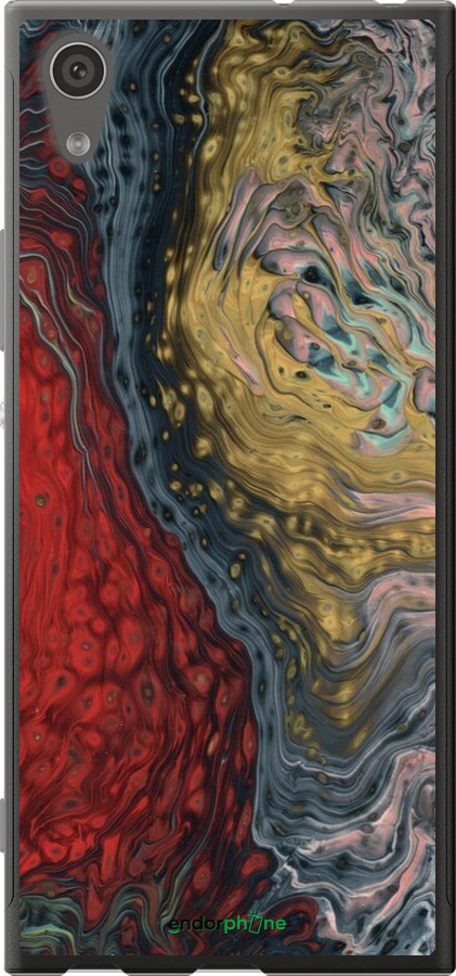 2D пластиковый чехол С изображением абстрактной живописи для Sony Xperia XA1 G3112 - 6530t-964 изображение 
