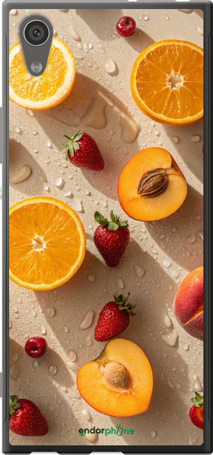 2D пластиковый чехол Фрукты 3 для Sony Xperia XA1 G3112 - 6703t-964 изображение 