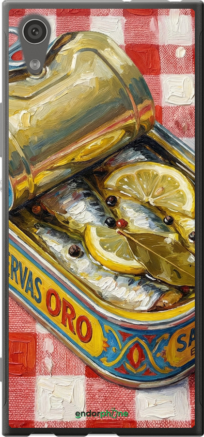 2D пластиковый чехол Vintage Sardine Tin Phone для Sony Xperia XA1 G3112 - 6772t-964 изображение 