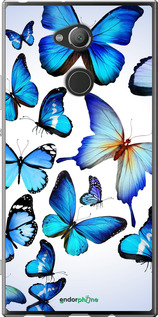 Силиконовый чехол Бабочки для Sony Xperia XA2 Ultra H4213 - 6023u-1366 изображение 
