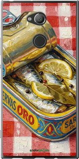 Силиконовый чехол Vintage Sardine Tin Phone для Sony Xperia XA2 Ultra H4213 - 6772u-1366 изображение 