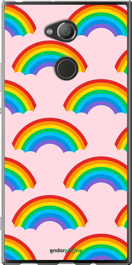 Силиконовый чехол Rainbows для Sony Xperia XA2 Ultra H4213 - 4478u-1366 изображение 