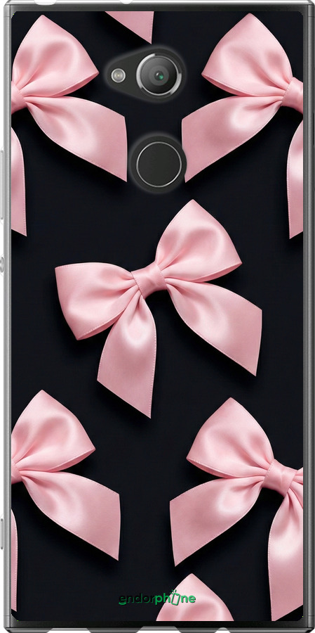 Силиконовый чехол Coquette Ribbons Dark Coquette для Sony Xperia XA2 Ultra H4213 - 6767u-1366 изображение 