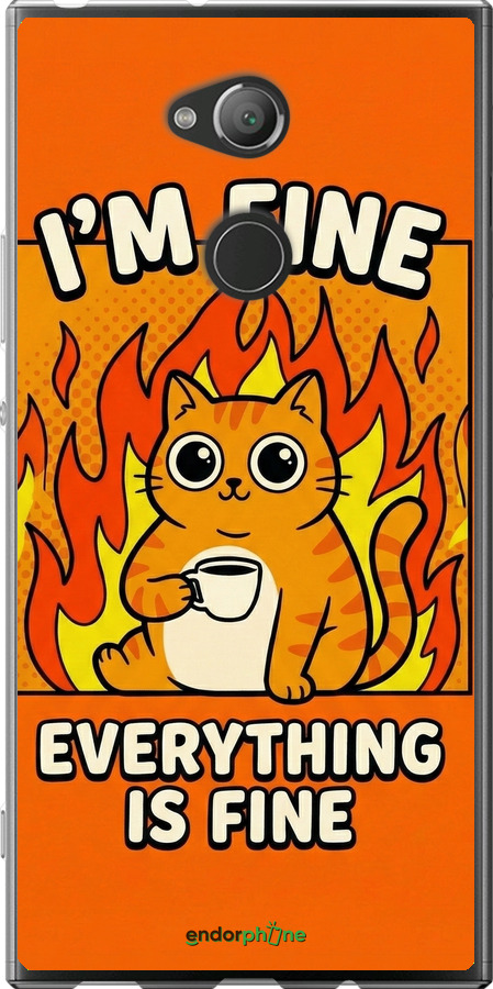 Силіконовий чехол Funny Cat для Sony Xperia XA2 Ultra H4213 - 6786u-1366 изображение 