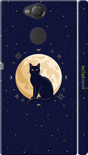 3D пластиковый матовый чехол 'Cute Cat Celestial/Witchy' для Sony Xperia XA2 H4113 изображение 5