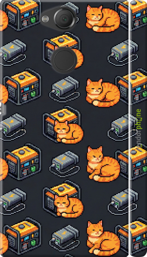 3D пластиковый матовый чехол Autonomous Zone для Sony Xperia XA2 H4113 - 6771m-1357 изображение 