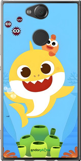 Силіконовий чехол Бейби Шарк для Sony Xperia XA2 H4113 - 6303u-1357 изображение 