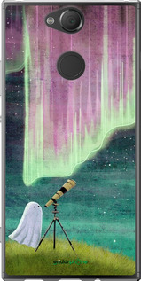 2D пластиковый чехол Привидение и звезды для Sony Xperia XA2 H4113 - 6443t-1357 изображение 