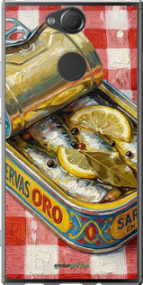 2D пластиковый чехол Vintage Sardine Tin Phone для Sony Xperia XA2 H4113 - 6772t-1357 изображение 