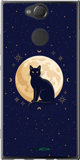 2D пластиковый чехол Cute Cat Celestial/Witchy для Sony Xperia XA2 H4113 - 6787t-1357 изображение 