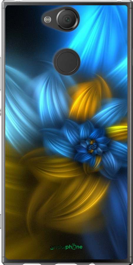 

Силіконовий чохол "Візерунок 46" для Sony Xperia XA2 H4113, Синій