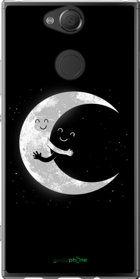 Силіконовий чехол Місячні обійми для Sony Xperia XA2 H4113 - 6508u-1357 изображение 
