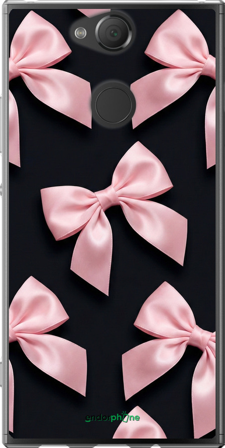 2D пластиковий чехол Coquette Ribbons Dark Coquette для Sony Xperia XA2 H4113 - 6767t-1357 изображение 