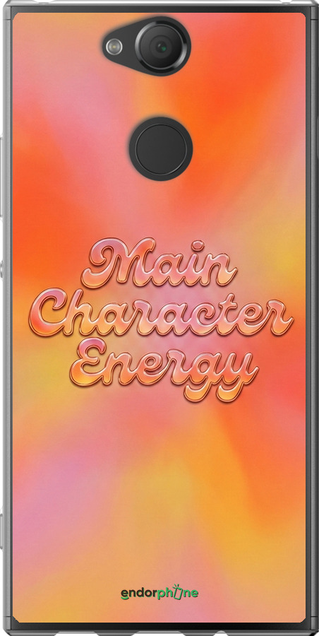 Силиконовый чехол Aura Gradient Main Character Energy Aesthetic Y2K для Sony Xperia XA2 H4113 - 6783u-1357 изображение 