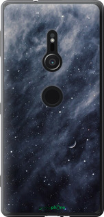 Силіконовий чехол Сині хмари, Синій місяць для Sony Xperia XZ2 H8266 - 6398u-1378 изображение 