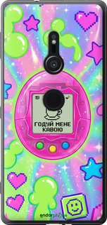 Силиконовый чехол 'Y2K Aesthetic Retro Pet: Годуй мене кавою' для Sony Xperia XZ2 H8266 изображение 6