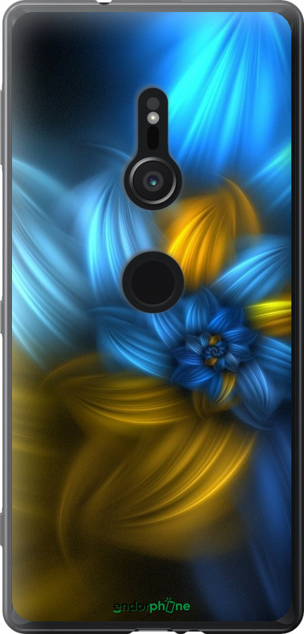 

Силіконовий чохол "Візерунок 46" для Sony Xperia XZ2 H8266, Синій