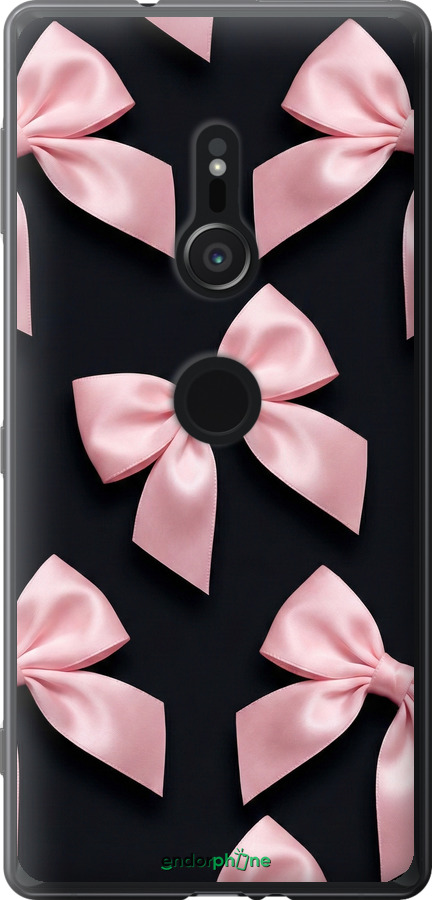 Силіконовий чехол Coquette Ribbons Dark Coquette для Sony Xperia XZ2 H8266 - 6767u-1378 изображение 