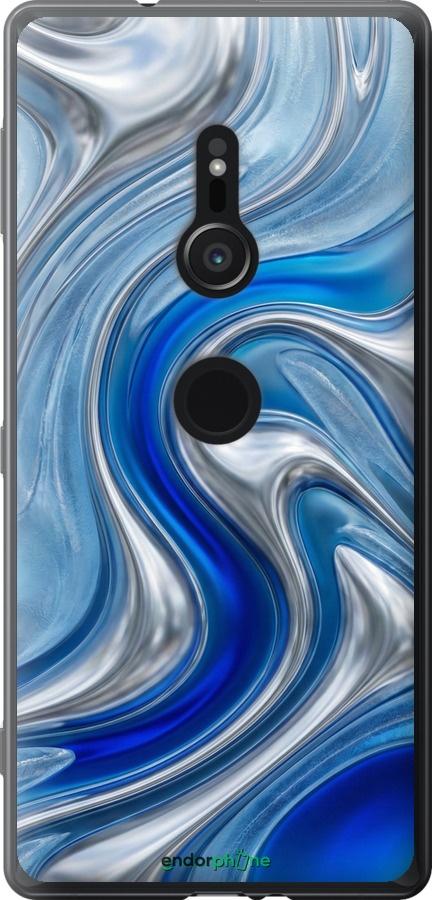 Силиконовый чехол Liquid Chrome для Sony Xperia XZ2 H8266 - 6781u-1378 изображение 